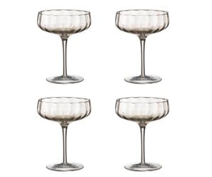 Servering & Servise - SØHOLM - 4 pcs - Sonja champagne/cocktail glass - Sand - 16453ep