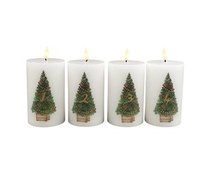 Dekorasjon - Det Gamle Apotek DGA - Advent candles LED - Christmas trees (15001024) - 15001024