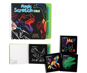 Kreative leker - Dino World Mini Magic Scratch Book - 412733