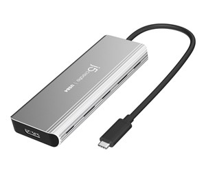 Dokkingstasjon - j5create JCD401 - docking station - USB4 / Thunderbolt 4 - HDMI DP USB-C - JCD401