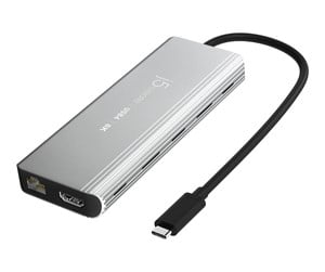 Dokkingstasjon - j5create JCD403 - docking station - USB4 / Thunderbolt 4 - HDMI - GigE 2.5 GigE - JCD403