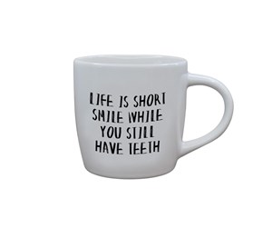 Servering & Servise - Kasia Lilja - Life Is Short Mug (KL400135) - KL400135