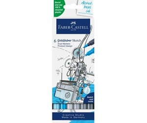 Skrive- & Tegneverktøy - Faber Castell Goldfaber Sketch Marker - Product Design (6 pcs) - 164806