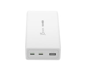 Mobil - Adaptere og ladere - j5create 185W GaN 3-Port Charger - JUP37185W-EN