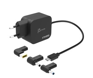  Bærbar PC - Lader - j5create JUP1565DCE-EN Mobile Charger Universal - JUP1565DC