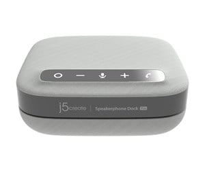 Dokkingstasjon - j5create JCDS337-N - USB-C 4K Speakerphone Dock - JCDS337-N