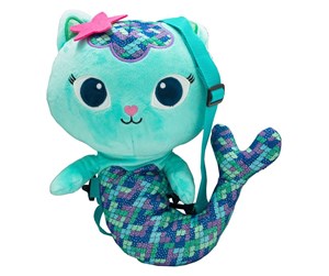 Dukker, Bamser & Utstyr - Canenco Gabbys Dollhouse 3D Backpack Plush Mercat - GD24760MC