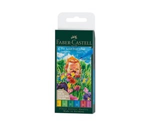 Skrive- & Tegneverktøy - Faber Castell Pitt Artist Pen Brush - Springtime (6 pcs) - 167177