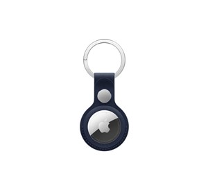 Mobil - Andre tilbehør - Apple AirTag FineWoven Key Ring - Deep Blue - MA7H4ZM/A