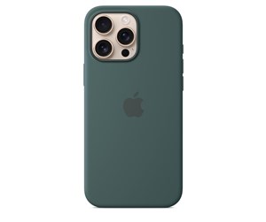 Mobil - Deksel og etui - Apple iPhone 16 Pro Max Silicone Case with MagSafe - Lake Green - MA7V4ZM/A