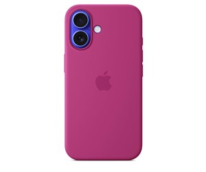 Mobil - Deksel og etui - Apple iPhone 16 Silicone Case with MagSafe - Fuchsia - MYY53ZM/A