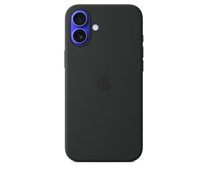 Mobil - Deksel og etui - Apple iPhone 16 Plus Silicone Case with MagSafe - Black - MYY93ZM/A