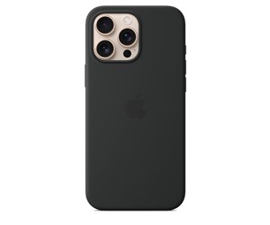 Mobil - Deksel og etui - Apple iPhone 16 Pro Max Silicone Case with MagSafe - Black - MYYT3ZM/A