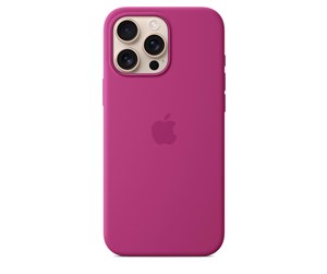 Mobil - Deksel og etui - Apple iPhone 16 Pro Max Silicone Case with MagSafe - Fuchsia - MYYX3ZM/A