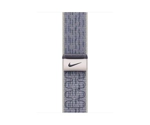 Smartklokke - Tilbehør - Apple 40mm Grey/Blue Nike Sport Loop - MC1G4ZM/A