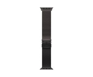 Smartklokke - Tilbehør - Apple 49mm Black Titanium Milanese Loop - Small - MXKF3ZM/A