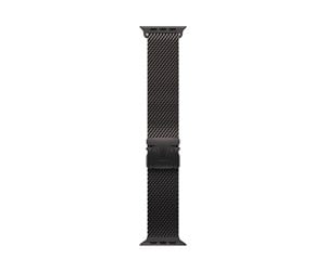 Smartklokke - Tilbehør - Apple 49mm Black Titanium Milanese Loop - Large - MXKH3ZM/A