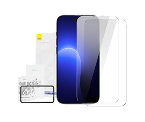 Mobil - Beskyttelsesglass - Baseus Crystal Tempered Glass 0.3mm for iPhone 14 Pro (2pcs) - SGBL100102