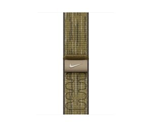 Smartklokke - Tilbehør - Apple 42mm Green/Grey Nike Sport Loop - MXTY3ZM/A