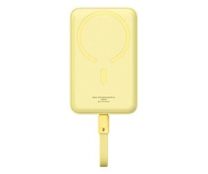 Nødlader - Baseus Powerbank Magnetic Mini 10000mAh 30W MagSafe (yellow) Nødlader - Gul - 10000 mAh - P1002210BY23-00