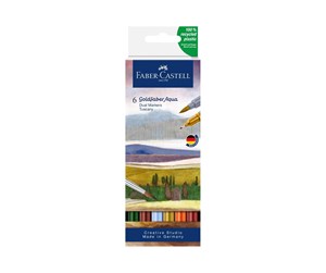 Skrive- & Tegneverktøy - Faber Castell Goldfaber Aqua Dual Marker -  Tuscany (6 pcs) - 164521