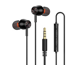 Hodetelefoner - Mcdodo Wired earphones HP-3500 (black) - HP-3500