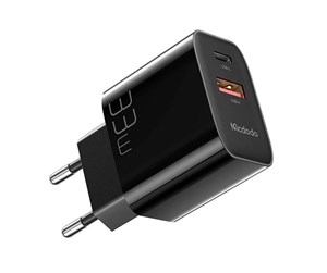 Mobil - Adaptere og ladere - Mcdodo Charger GaN 33W CH-0921 USB-C USB-A (black) - CH-0921