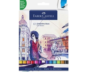 Skrive- & Tegneverktøy - Faber Castell Goldfaber Aqua Dual Marker (12 pcs) - 164612