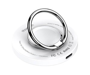 Mobil - Adaptere og ladere - Choetech Wireless charger 2-in-1 T603-F holder (white) - T603-F