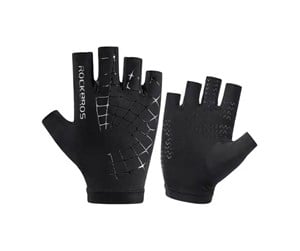 Sport & Fitness - Rockbros S202BKL fingerless cycling gloves (black) - S202BKL