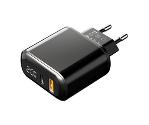 Mobil - Adaptere og ladere - Mcdodo CH-7170 PD 20W 2xUSB + USB-C power charger (black) - CH-7170