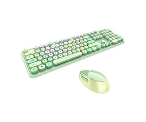 Tastatur - Mofii Wireless keyboard + mouse set Sweet 2.4G (green) - Tastatur & Mussett - Grønn - SMK-623387AG Green