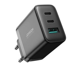 Mobil - Adaptere og ladere - Joyroom Fast Charger JR-TCF10 (EU) 32W 2C1A (Black) - JR-TCF10