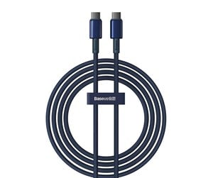 USB - Baseus Tungsten Gold USB-C to USB-C cable 100W 2m (blue) - P10319800321-04