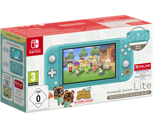 Spillkonsoll - Nintendo Switch Lite - Turquoise  inc. Animal Crossing - 10014333