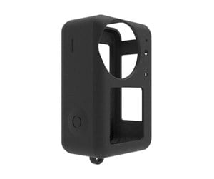 Actionkamera  - Tilbehør - Puluz silicone case for DJI Osmo Action 4/3 with lens cover (black) - PU874B