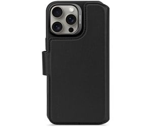 Mobil - Deksel og etui - Decoded Leather Detachable Wallet - Black - iPhone 16 Pro Max - D25IPO16PMDW5BK