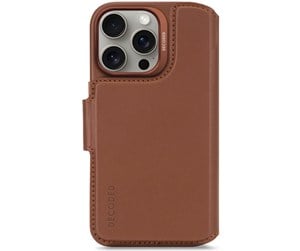 Mobil - Deksel og etui - Decoded Leather Detachable Wallet - Tan - iPhone 16 Pro - D25IPO16PDW5TN