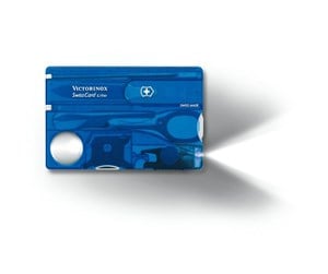 Skrivebordstilbehør - Victorinox SWISSCARD LITE blue transparent - 0.7322.T2