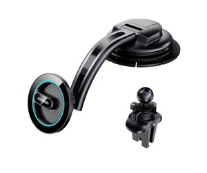 Mobil - Andre tilbehør - Joyroom JR-ZS366-W magnetic car cockpit/air vent holder (black) - JR-ZS366-W