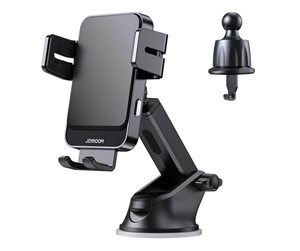 Mobil - Andre tilbehør - Joyroom JR-ZS219 Car Holders SET with Qi Inductive Charger (Black) - JR-ZS219