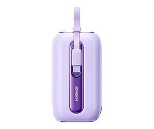 Nødlader - Joyroom Powerbank JR-L013 Colorful 10000mAh 12W (purple) Nødlader - Lilla - 10000 mAh - JR-L013 Purple