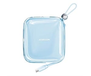 Nødlader - Joyroom Powerbank JR-L002 Jelly 10000mAh USB C 22.5W (blue) Nødlader - Blue - 10000 mAh - JR-L002 CBL