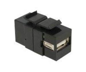 Tilbehør - DeLOCK Keystone Module USB 2.0 A Female > USB 2.0 B Female - 86370