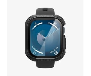 Smartklokke - Tilbehør - Spigen Tough Armor black - Apple Watch 10 46mm - ACS08603