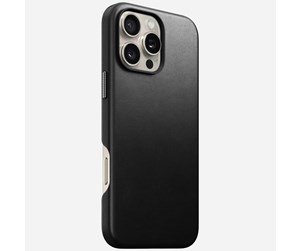 Mobil - Deksel og etui - Nomad Traditional Leather case black iPhone 16 Pro Max - NM01388685