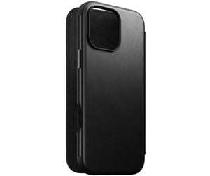 Mobil - Deksel og etui - Nomad Leather Folio black - iPhone 16 Pro Max - NM01675785