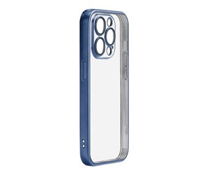 Mobil - Deksel og etui - Joyroom Protective phone case JR-15Q4 for iPhone 15 Pro Max (matte blue) - JR-15Q4 Blue