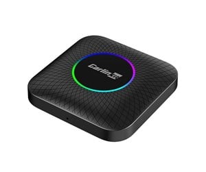 Mobil - Andre tilbehør - Carlinkit TBOX PLUS LED Wireless Adapter 4G/64G Apple Carplay/Android Auto (black) - CPC200- TBOX PLUS LE