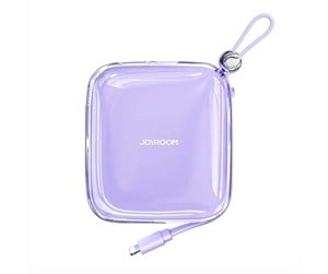 Nødlader - Joyroom JR-L003 Jelly 10000mAh Powerbank Lightning 22.5W (purple) Nødlader - Lilla - 10000 mAh - JR-L003 LP